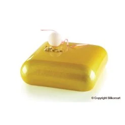 Moule Silicone Carré Bombé 1000ml Silikomart Professional -pavoni shop moule silicone carre bombe 1000ml silikomart professional 2
