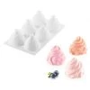 Moule Silicone Chantilly Ø 7,3 Cm X H 6,5 Cm (x6) Silikomart Professional -pavoni shop moule silicone chantilly o 73 cm x h 65 cm x6 silikomart professional