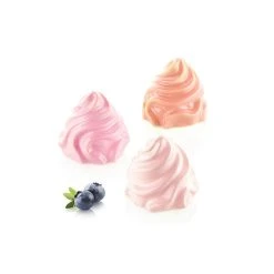 Moule Silicone Chantilly Ø 7,3 Cm X H 6,5 Cm (x6) Silikomart Professional -pavoni shop moule silicone chantilly o 73 cm x h 65 cm x6 silikomart professional 3
