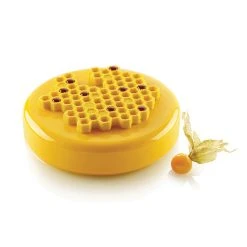 Moule Silicone Décor Miel Ø 14 Cm X H 1 Cm (x2) Silikomart Professional -pavoni shop moule silicone decor miel o 14 cm x h 1 cm x2 silikomart professional 3