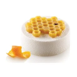 Moule Silicone Décor Miel Ø 7,5 Cm X H 0,8 Cm (x6) Silikomart Professional -pavoni shop moule silicone decor miel o 75 cm x h 08 cm x6 silikomart professional 3