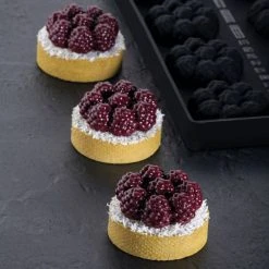 Moule Silicone Décor Mini Mûres Ø 6 Cm X H 2,3 Cm (x8) Pavoni