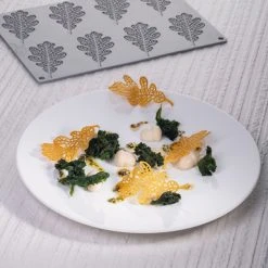 Alternative view of Moule Silicone Gourmand Feuille De Chêne 9,8 X 5,3 X H 0,2 Cm (x8) Pavoni