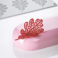 Moule Silicone Gourmand Feuille De Chêne 9,8 X 5,3 X H 0,2 Cm (x8) Pavoni