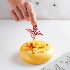 Alternative view of Moule Silicone Gourmand Grand Papillon 6 X 5,8 X H 0,2 Cm (x8) Pavoni
