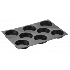 Moule Silicone Insert Rond Disco Ø 14 Cm X H 3 Cm (x8) Pavoflex