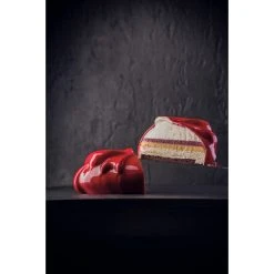 Alternative view of Moule Silicone Mini Cadeau Coeur 14,8 X 13,4 Cm X H 5,8 Cm Pavoni