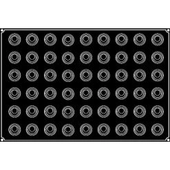 Alternative view of Moule Silicone Mini-Spirale Babel Ø 4 Cm X H 3 Cm (x54) Pavoflex