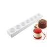 Moule Silicone MultiFlex 7 Cylindres 40ml SilikoMart Professional -pavoni shop moule silicone multiflex 7 cylindres 40ml silikomart professional