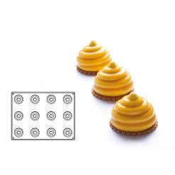 Moule Silicone Over Ø 6,5 Cm X H 5 Cm (x12) Pavoflex