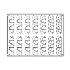 Moule Silicone Pelota 13 X 3,2 Cm X H 2,8 Cm (x14) Pavoflex -pavoni shop moule silicone pelota 13 x 32 cm x h 28 cm x14 pavoflex 3