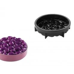 Moule Silicone Rond Rocky Ø 18 X H 5 Cm Pavoni