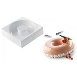 Moule Silicone Savarin Ø 18 Cm Silikomart Professional