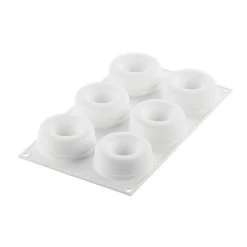 Alternative view of Moule Silicone Savarin Oblio Ø 7,5 Cm X H 3 Cm (x6) Silikomart Professional